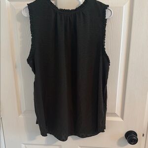 Loft Olive Sleeveless Top